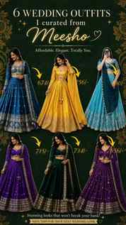 ✨ The wedding season is here & I found 6 gorgeous lehengas o