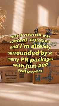 Want to receive PR packages from brands? 📦✨
The biggest mi