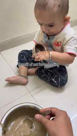 Benefit of not force feeding #trending #cutebaby #viralreeĺs