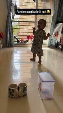 Chalaki dekhi iski 😂 Madhav random masti #cutebabyboy