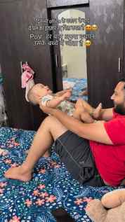 Agree papas ….comment …#relatable #cutebaby #fathersonlove❤️