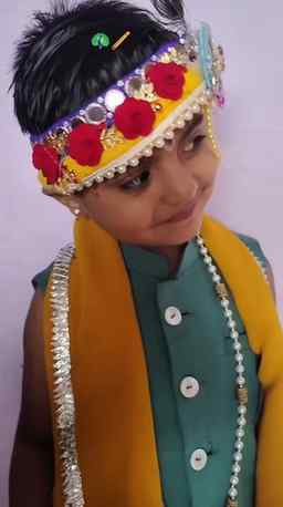 My lil krishna🪈🧿🦚
#janamasthmispecial #janmashtami2026 #k