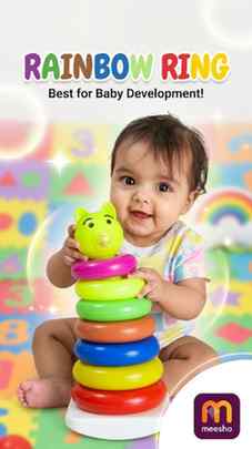 Keep your little one smiling and learning! 🌈✨ This colorful