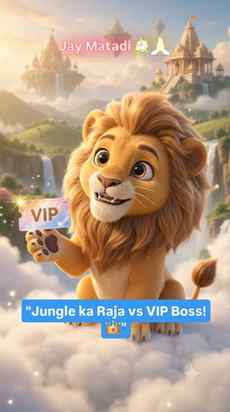 Jungle ka raja vs. Brahmand ki VIP VVIP! 👑✨ Sach batao, aap