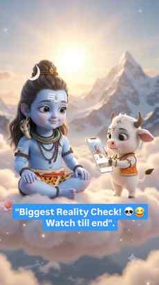 Har Har Mahadev! 🙏✨ Nandi ji ne toh seedha reality check de