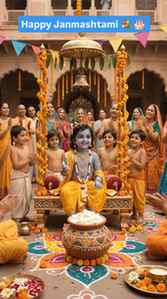 Happy Janmashtami 💐 🎂
Kanha ki masti, makhan ka bhog, aur