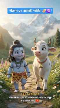 जब टैटू और फैशन का क्रेज हो, पर असली भक्ति दिल में हो! 🎨🕉️