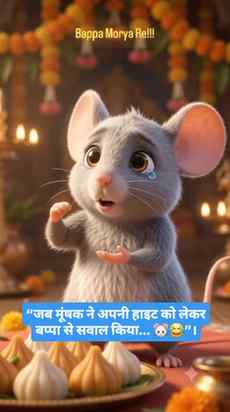 छोटे पैकेट में बड़ा धमाका! 🔥🐭
भगवान गणेश ने दी मूंषक को ज