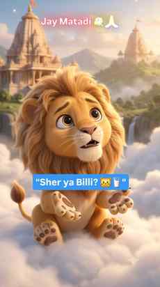 Sher ko billi samajh kar doodh pilane ki taiyari chal rahi h