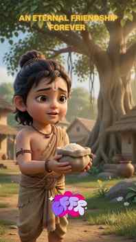An ETERNAL FRIENDSHIP.
#shreekrishna #krishna #friends #eter