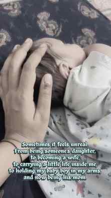 Sometimes it feels unreal…
From being someone’s daughter,
to
