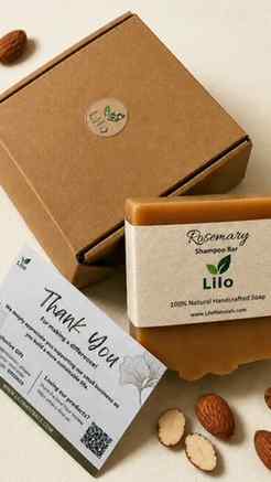 Switched things up with a handcrafted rosemary shampoo bar �