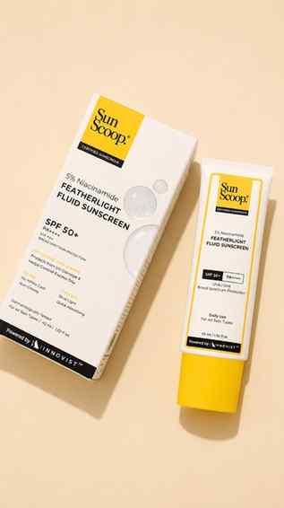 Light on skin, strong on protection. ☀️💛
Sun Scoop 5% Niaci