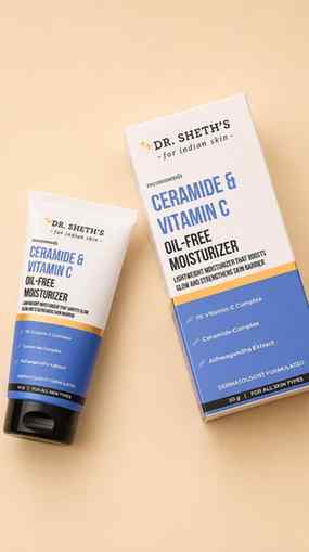 Ceramide + Vitamin C = hydration, barrier care & glow! 💙✨