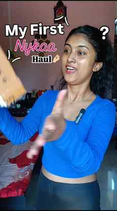 My *FIRST* Nykaa Haul 😂💋 @mynykaa 
#nykaa #firstnykaahaul 