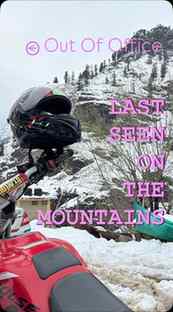 One ride to office, one ride to remember😌.
[Manali, Manali