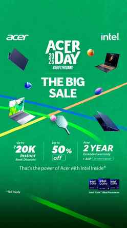 Timing can save you a lot. ✨
Acer Day 2026 Sale is now live 