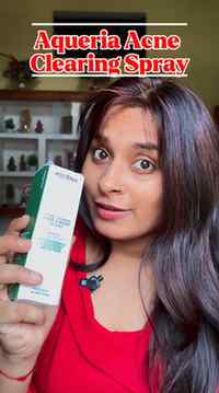Back & chest acne? 💙 Try Aqueria Acne Clearing Spray! ✨
🎁