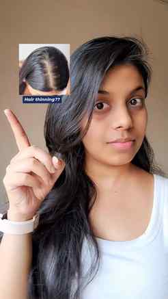 POV: your hair feels denser after just a few uses, Using L’O