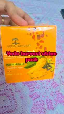 Veda harvest ubtan face pack good ko tanned skin
My fav pac