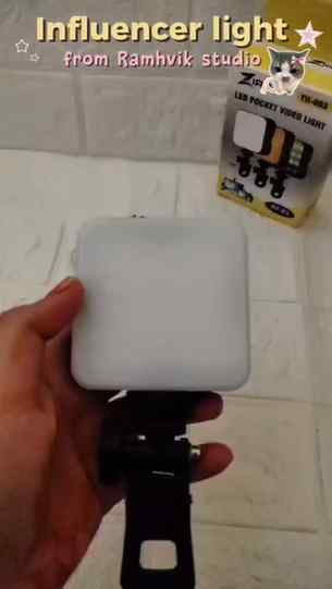 Bad lighting? Not anymore ✨💡
This tiny LED Pocket Video Lig