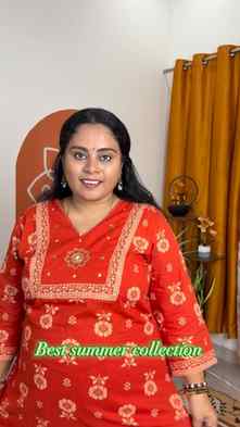 Beautiful cotton kurta with dupatta by @tantupratha  Comment