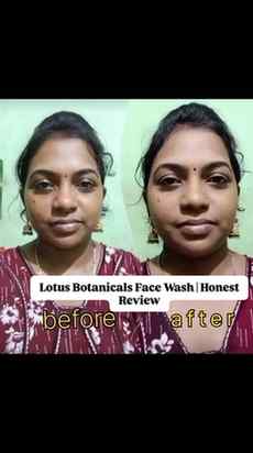 Trying the Lotus Botanicals Insta Glow Exfoliating Face Wash