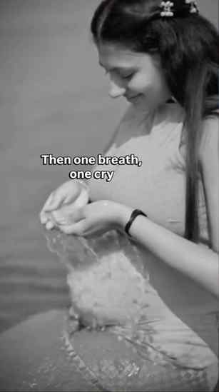 For nine quiet months I carried your whispers deep in my hea