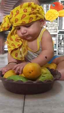 "Business man in the making! 💼 Par lagta hai aaj sale achi