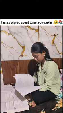Padha nahi ho rahi he isliye tension ho rahi he🥺📚
Tension 