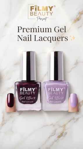 Get salon-like gel nails at home with Filmy Beauty Gel Effec