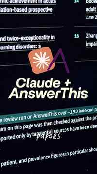 Literature review in 1/2 hour. Systematic review in a week.