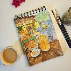 It's a rainy July evening✨🌧
The chai is hot ☕ the samosa is