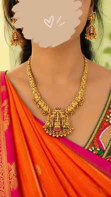 😍 Beautiful Temple Jewellery at @meesho just below ₹400 ran