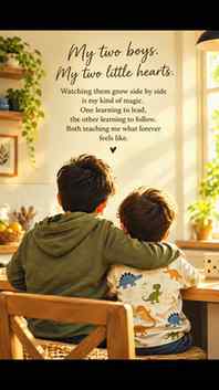 Two brothers, one beautiful bond. ❤️🫶🏻
“My two little hear