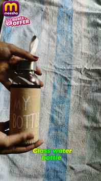 @meesho glass water bottle
“Simple, stylish & perfect for e