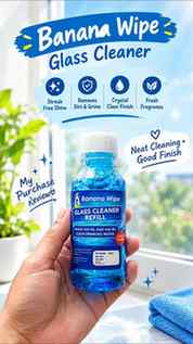 Cleaning made easy! 🧽✨ Banana Wipe Cleaner makes everyday c