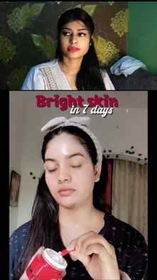 Bright skin in 7 days 😱