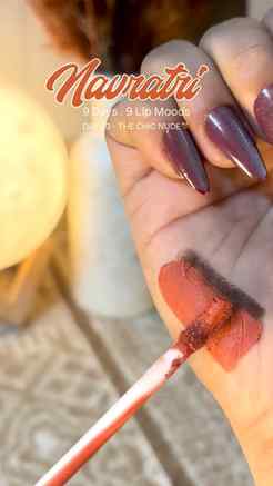 Navratri Lip Combo Series 💃✨ Day 3 — a desi baddie lip comb