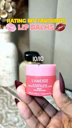Rating my 4 favourite lip balms, and I'm being completely ho
