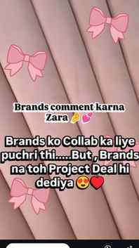 Tq Brands for Trusting me 😍♥️, just a post and my dream got