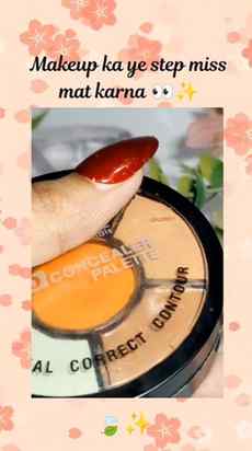 Day 4 of beauty series Ye colour corrector palette tumhare m