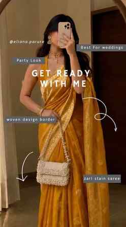 Comment “Saree” for link 🔗
@myntra
Get ready with me for a