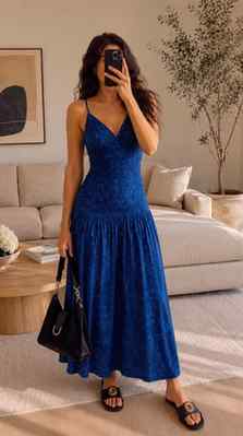 Feelin’ blue in the best way possible. 💙 
A little luxury f