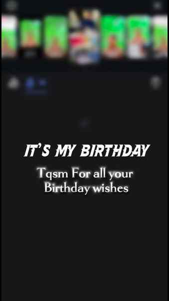 Tqsm For All Your Birthday Wishes 💎 
#birthday #wishes #tha