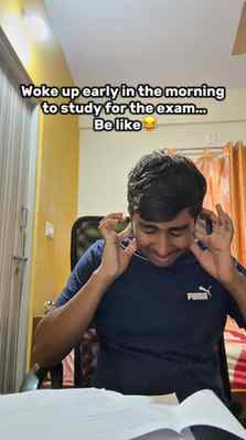 Early morning exam preparation be like😂
#exam #study #explo