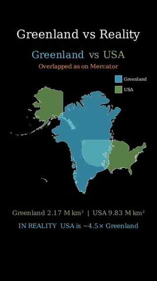 Greenland Is Not as Big as You Think!
Have you ever wondered