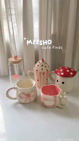 cutest cups from meesho🥰🌷
comment down for links📩
(meesh