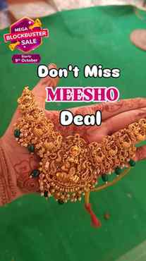 Gold La Undi… Kaani Price?! 😱🔥 | Meesho Jewellery Find
@m
