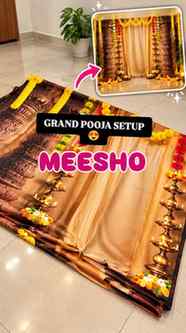 ఇంట్లోనే Grand Festive Setup! @meeshoapp
Comment LINK
(